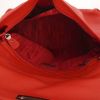 Salvatore Ferragamo Sofia large model handbag in red grained leather - Detail D2 thumbnail