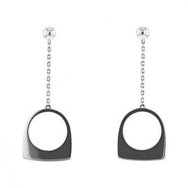 Fred Success pendants earrings in white gold