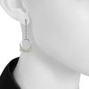 Fred Success large model pendants earrings in white gold and diamonds - Detail D1 thumbnail