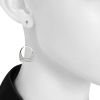 Paire de pendants d'oreilles Fred Success grand modèle en or blanc et diamants - Detail D1 thumbnail
