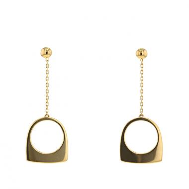 Fred Success pendants earrings in yellow gold