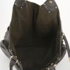 Louis Vuitton L handbag in chocolate brown mahina leather - Detail D2 thumbnail