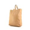 Celine shopping bag in beige leather - 00pp thumbnail