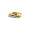 Fred Success small model ring in yellow gold,  white gold and diamonds - 00pp thumbnail