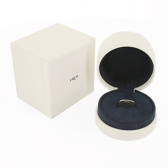 Bague Fred Success skinny en or jaune et diamants - Detail D2