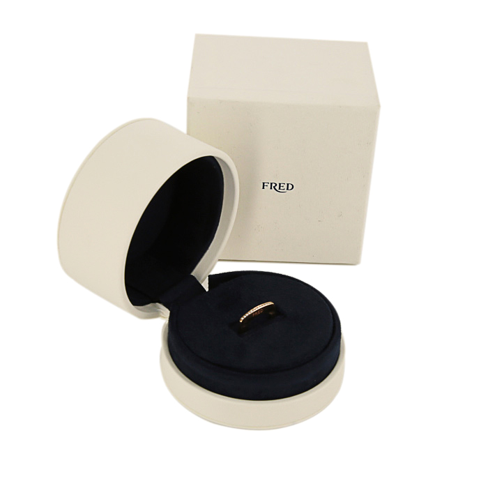 Fred Success Skinny ring in pink gold and diamonds - Detail D2