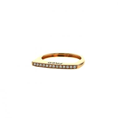 Anello Fred Success Skinny in oro rosa e diamanti Anello Fred Success Skinny in oro rosa e diamanti