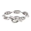 Hermes Chaine d'Ancre medium model bracelet in silver - 00pp thumbnail