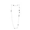 Hermes Confettis necklace in silver and pink gold - 360 thumbnail