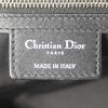 Shopping bag Dior Panarea in tela cannage nera e pelle nera - Detail D3 thumbnail
