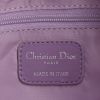 Bolso de mano Dior en lona cannage malva y cuero malva - Detail D3 thumbnail