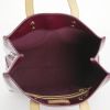 Louis Vuitton Reade small model handbag in purple monogram patent leather - Detail D2 thumbnail