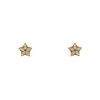 Fred Miss Fred Star earrings in yellow gold and diamonds - 00pp thumbnail