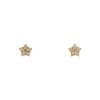 Fred Miss Fred Star small earrings in yellow gold and diamonds - 00pp thumbnail