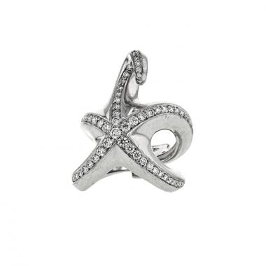 Bague Boucheron Octopussy en or blanc et diamants