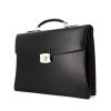 Dupont briefcase in black leather - 00pp thumbnail
