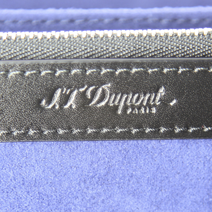 Porta-documentos Dupont en cuero negro - Detail D3