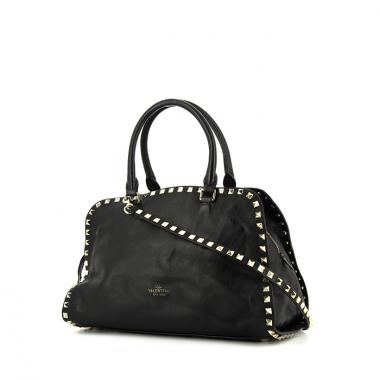 Valentino Garavani Rockstud handbag in black leather