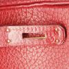 Hermes Haut à Courroies handbag in red leather taurillon clémence - Detail D4 thumbnail