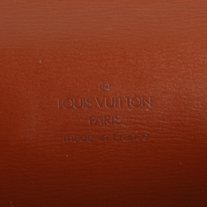 Bolsito-cinturón Louis Vuitton en cuero Epi marrón - Detail D3