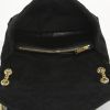 Saint Laurent College large model shoulder bag in black quilted suede - Detail D3 thumbnail