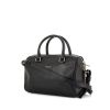 Saint Laurent Duffle small model handbag in black leather - 00pp thumbnail