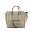 Celine Phantom large model handbag in grey leather - 360 thumbnail