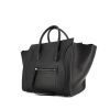 Celine Phantom handbag in black grained leather - 00pp thumbnail