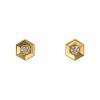 Dior 1980's earrings in yellow gold and diamonds - 00pp thumbnail