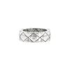 Half-articulated Chanel Matelassé ring in white gold - 00pp thumbnail