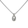 Fred Mouvementée necklace in white gold and diamonds - 00pp thumbnail