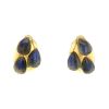 Pomellato earrings in yellow gold and labradorite - 00pp thumbnail