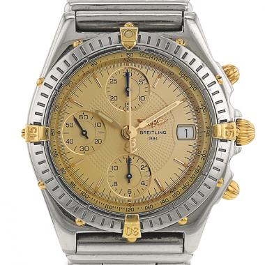 Breitling Chronomat watch in gold plated and stainless steel Ref:  B13050 Circa  2000