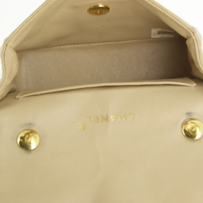 Borsa a tracolla Chanel Mini Timeless in pelle trapuntata - Detail D2