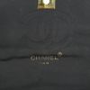 Borsa a tracolla Chanel Vintage in raso nero - Detail D3 thumbnail