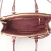 Prada Galleria medium model handbag in red leather saffiano - Detail D3 thumbnail