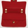 Borsa Chanel Timeless in tela jersey rossa - Detail D5 thumbnail