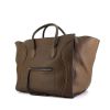 Celine Phantom handbag in taupe grained leather - 00pp thumbnail