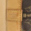 Borsa Louis Vuitton Alma in tela monogram marrone e pelle naturale - Detail D3 thumbnail