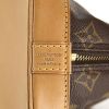 Louis Vuitton Alma small model handbag in brown monogram canvas and natural leather - Detail D3 thumbnail
