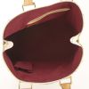 Louis Vuitton Alma medium model handbag in monogram canvas and natural leather - Detail D2 thumbnail