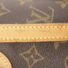 Louis Vuitton petit Bucket shopping bag in monogram canvas and natural leather - Detail D4 thumbnail