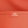 Pochette Hermes Jige in pelle Swift rossa - Detail D3 thumbnail