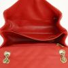 Chanel 2.55 handbag in red patent quilted leather - Detail D3 thumbnail