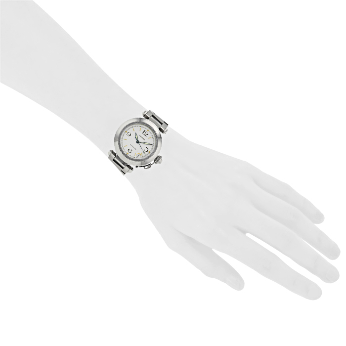 Reloj de pulsera Cartier Pasha Ref. 2324 de acero - Detail D1
