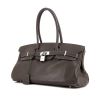Hermes Birkin Shoulder handbag in grey leather taurillon clémence - 00pp thumbnail
