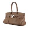 Hermes Birkin Shoulder handbag in etoupe leather taurillon clémence - 00pp thumbnail