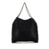 Stella McCartney Falabella handbag in black quilted canvas - 360 thumbnail