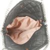 Bolso de mano Stella McCartney Falabella en lona acolchada negra - Detail D2 thumbnail