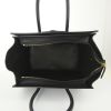 Celine Luggage medium model handbag in light blue and khaki foal and black leather - Detail D2 thumbnail